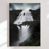 Lærredstryk - Dynjandi - Mads Iversen