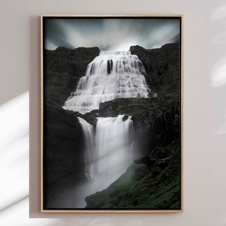 Lærredstryk - Dynjandi - Mads Iversen