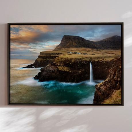 Lærredstryk - Gasadalur - Mads Iversen