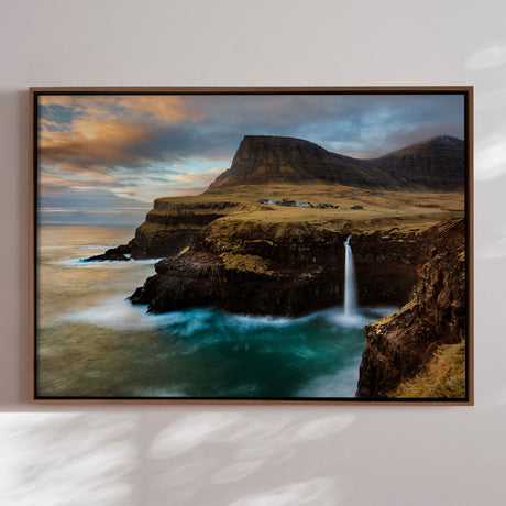 Lærredstryk - Gasadalur - Mads Iversen