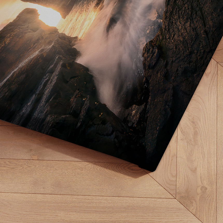 Lærredstryk - Drangarnir - Mads Iversen