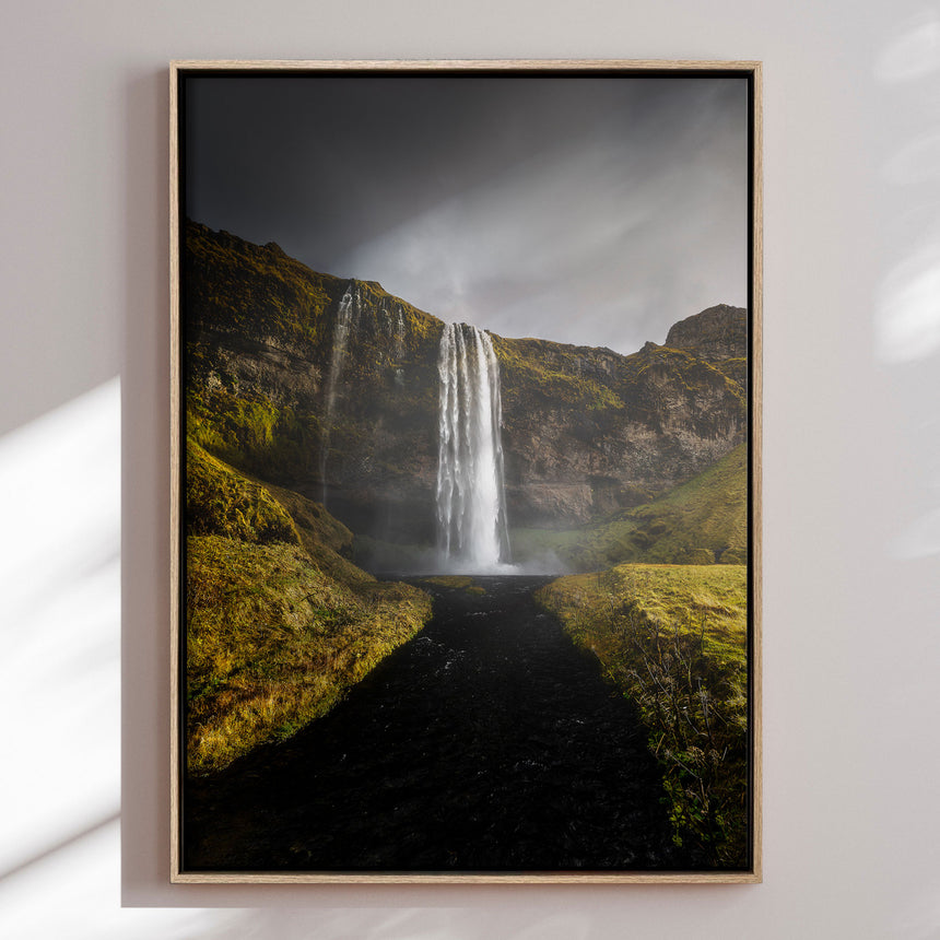 Lærredstryk - Dusty Waterfall - Mads Iversen