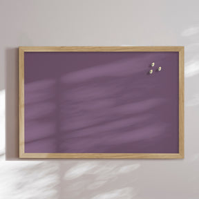 Opslagstavle med egetræsramme - Lavender Field - Incado