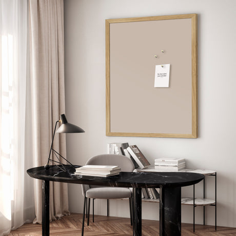 Opslagstavle med egetræsramme - Desert Sage - Incado