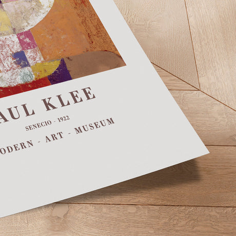 Plakat - Cubist Face Mosaic - Paul Klee