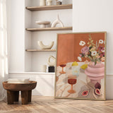 Plakat - Flowers & Figs - Goed Blauw