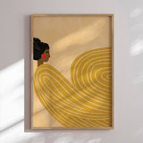 Plakat - The Woman With the Yellow Stripes - Bea Müller