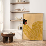 Plakat - The Woman With the Yellow Stripes - Bea Müller