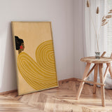 Plakat - The Woman With the Yellow Stripes - Bea Müller