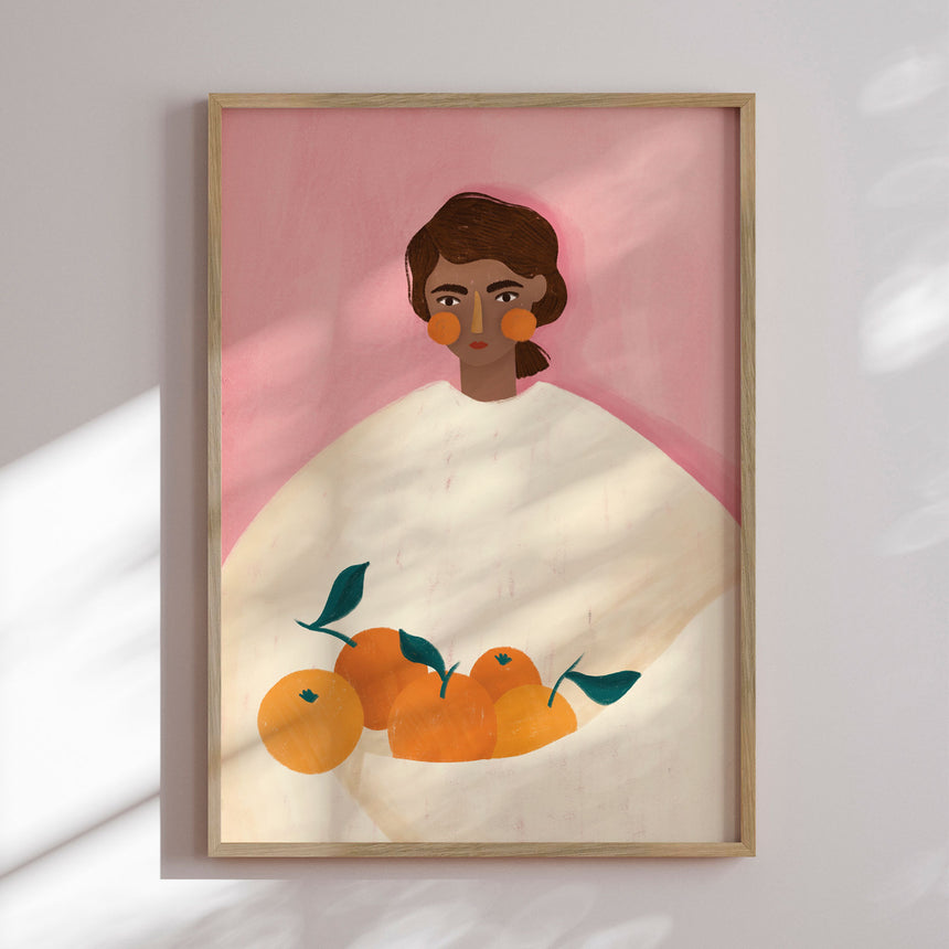 Plakat - The Woman With the Oranges - Bea Müller