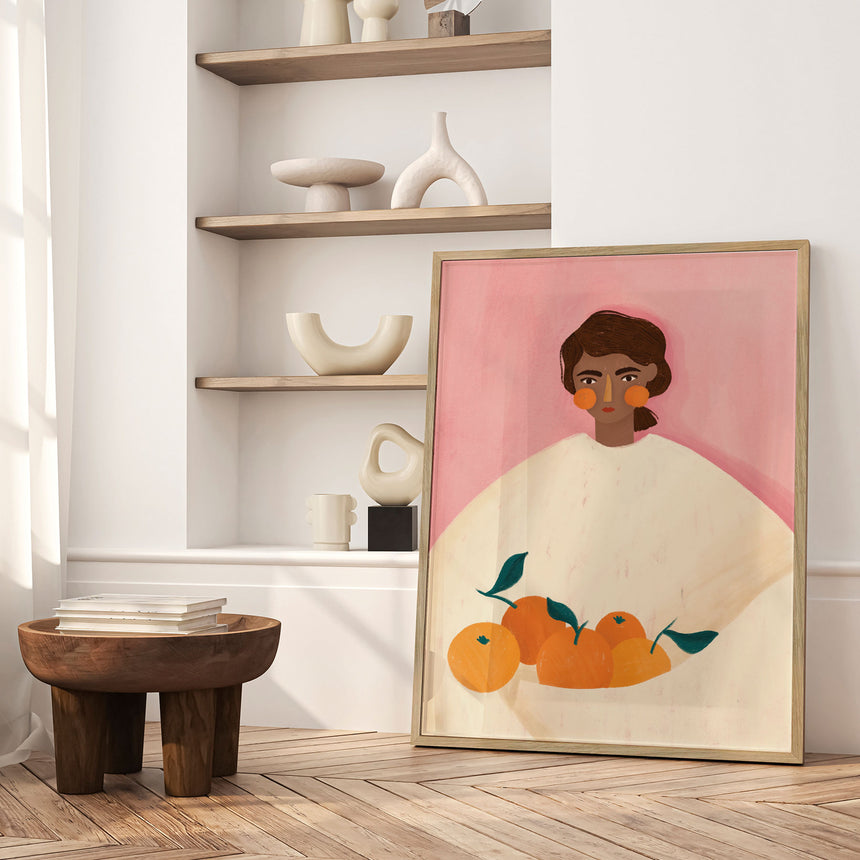 Plakat - The Woman With the Oranges - Bea Müller