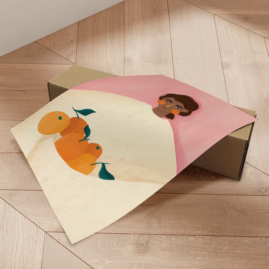 Plakat - The Woman With the Oranges - Bea Müller