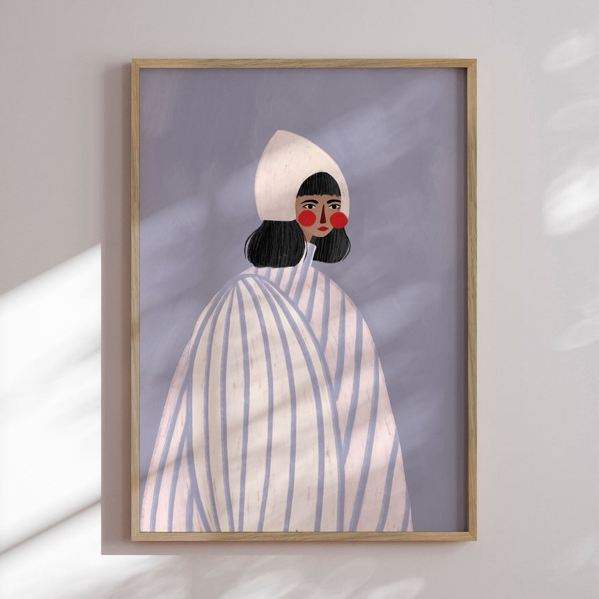 Plakat - The Woman With the White Hat - Bea Müller