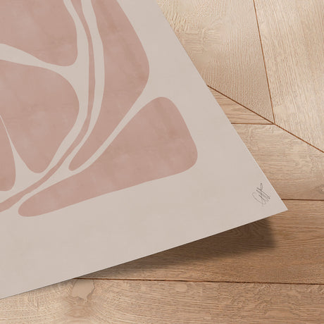 Plakat - Beige Abstract Shapes - Anne-Marie Volfova