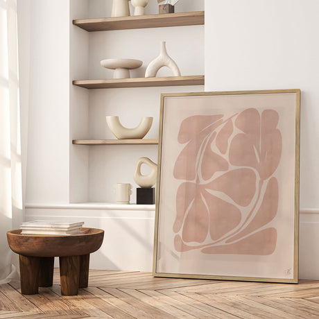 Plakat - Beige Abstract Shapes - Anne-Marie Volfova - Incado