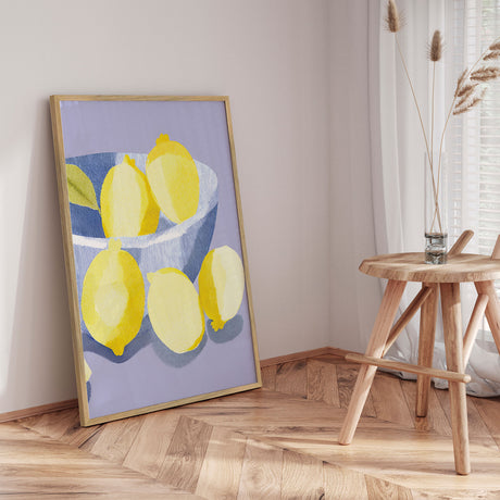 Plakat - Zitronen in Schale - Ohkimiko - Incado