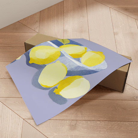 Plakat - Zitronen in Schale - Ohkimiko - Incado