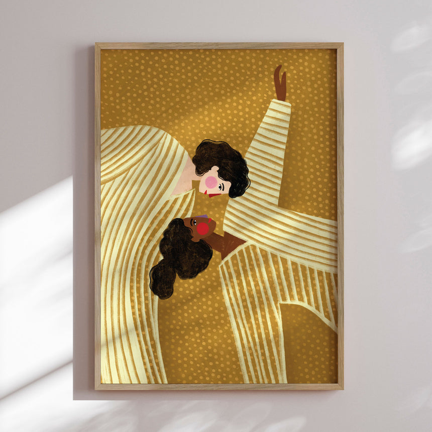 Plakat - Two Line Women - Bea Müller