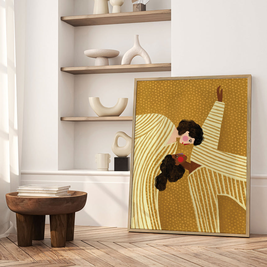 Plakat - Two Line Women - Bea Müller