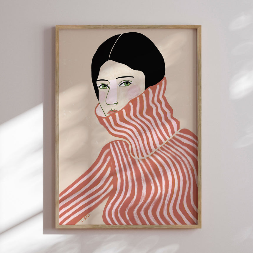Plakat - Pink Sweater - Sharyn Bursic