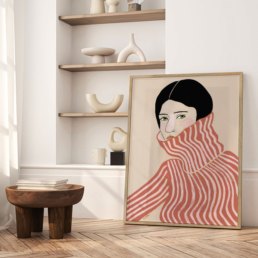 Plakat - Pink Sweater - Sharyn Bursic