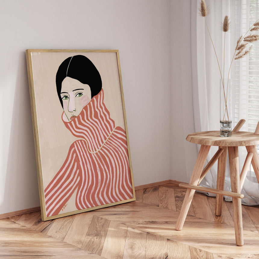 Plakat - Pink Sweater - Sharyn Bursic