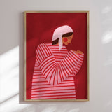 Plakat - The Woman With the Red Stripes - Bea Müller