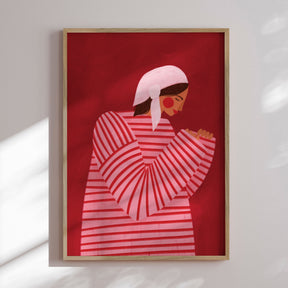 Plakat - The Woman With the Red Stripes - Bea Müller - Incado