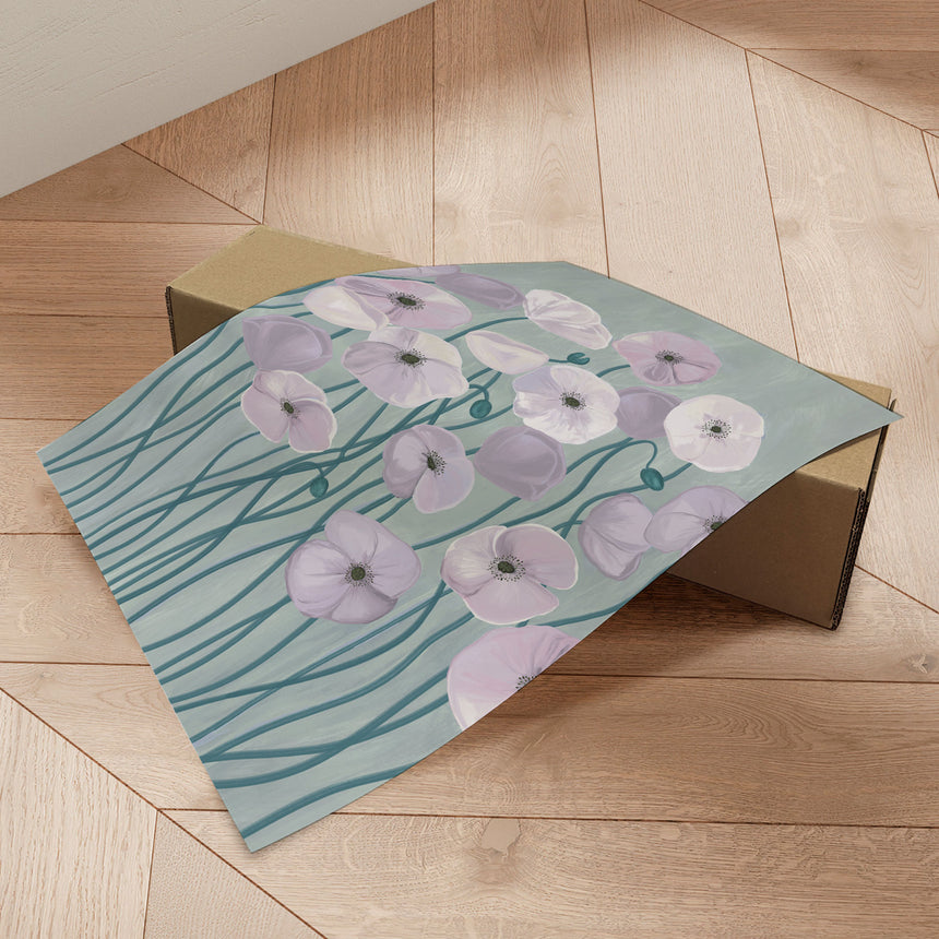 Plakat - Pastel Flowers - EMELIEmaria