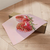 Plakat - Sparkling Strawberries - Melloi Art Prints