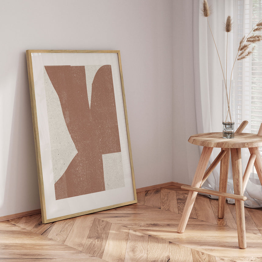 Plakat - Earth Tones Harmony - THE MIUUS STUDIO