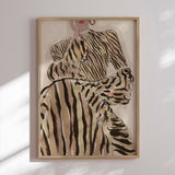 Plakat - Zebra Elegance - Treechild