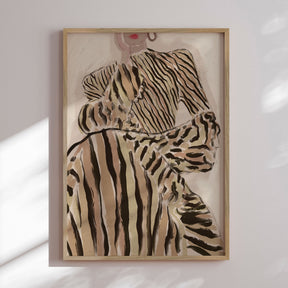 Plakat - Zebra Elegance - Treechild - Incado