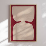 Plakat - Minimalist Beige Shapes - Vitor Costa