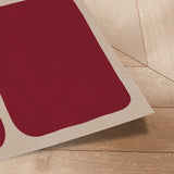 Plakat - Crimson Contours - Vitor Costa