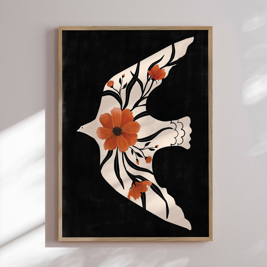 Plakat - Flower Bird - Elena Ristova