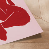 Plakat - Crimson Silhouette - Santhosh ch