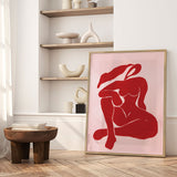 Plakat - Crimson Silhouette - Santhosh ch