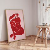 Plakat - Crimson Silhouette - Santhosh ch