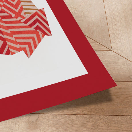 Plakat - Zen Stone VI. (red version) - Paulina Vårregn