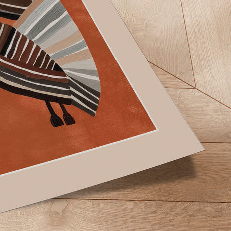 Plakat - Striped Owls Gaze - City Art