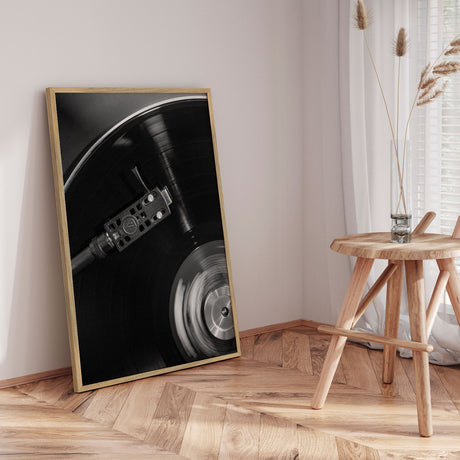 Plakat - Spinning Vinyl Record