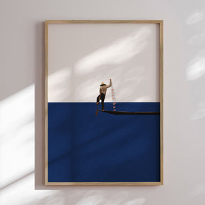 Plakat - Lonely Fisherman - Maarten Léon - Incado