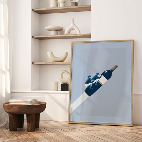 Plakat - To the Moon - Maarten Léon - Incado