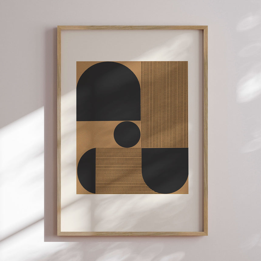 Plakat - Geometric Harmony - THE MIUUS STUDIO