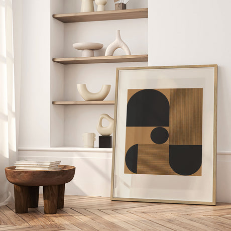 Plakat - Geometric Harmony - THE MIUUS STUDIO