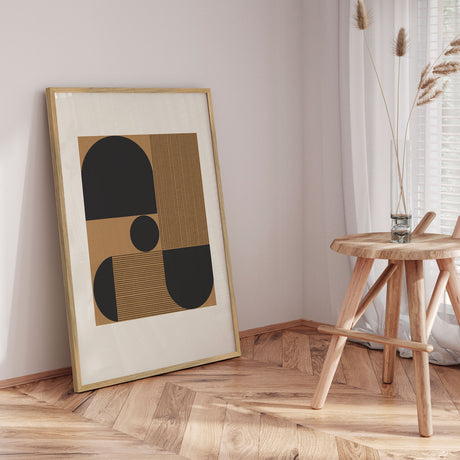 Plakat - Geometric Harmony - THE MIUUS STUDIO