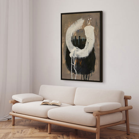 Håndlavet maleri med ramme - Fresh Start III - Afranio Raposo - Mixed media