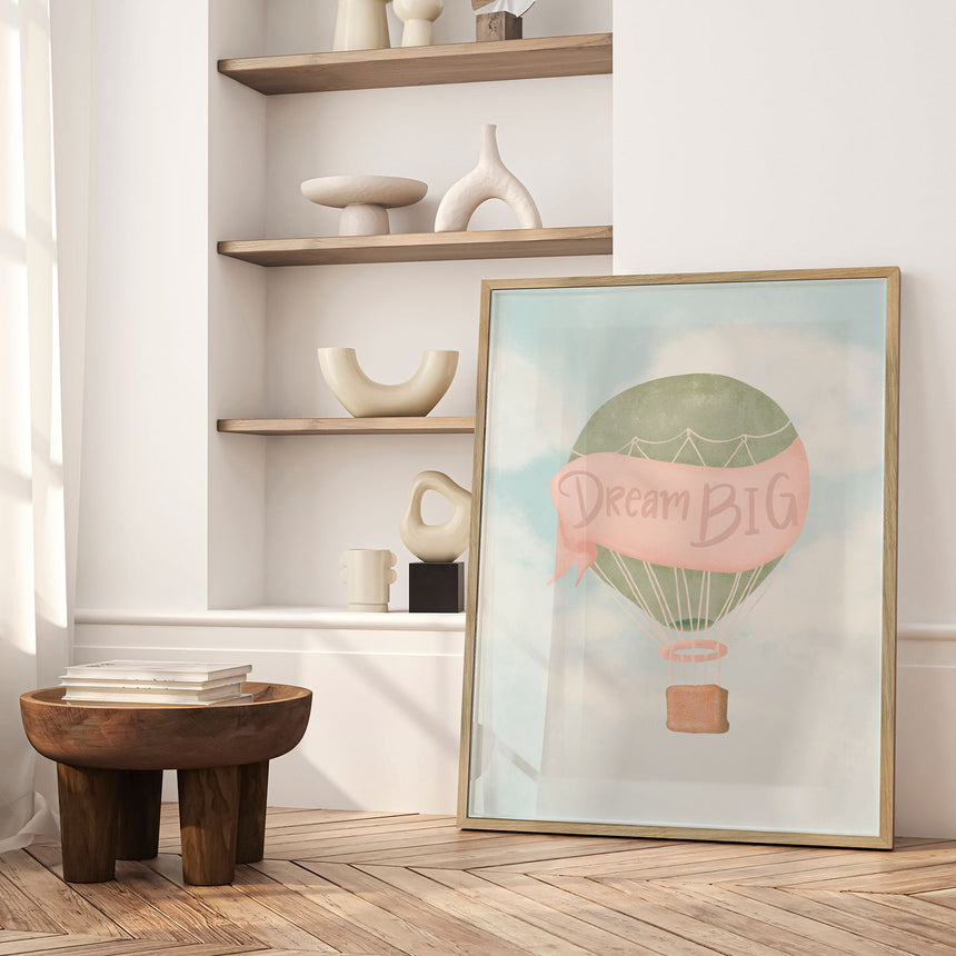 Plakat - Dream Big Balloon - Aminah Eleonora
