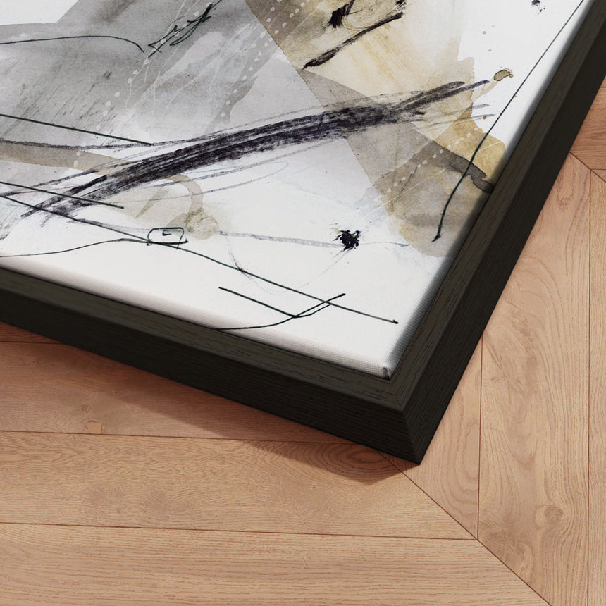 Håndlavet maleri i ramme - Lighthouse - Dan Hobday - Mixed media